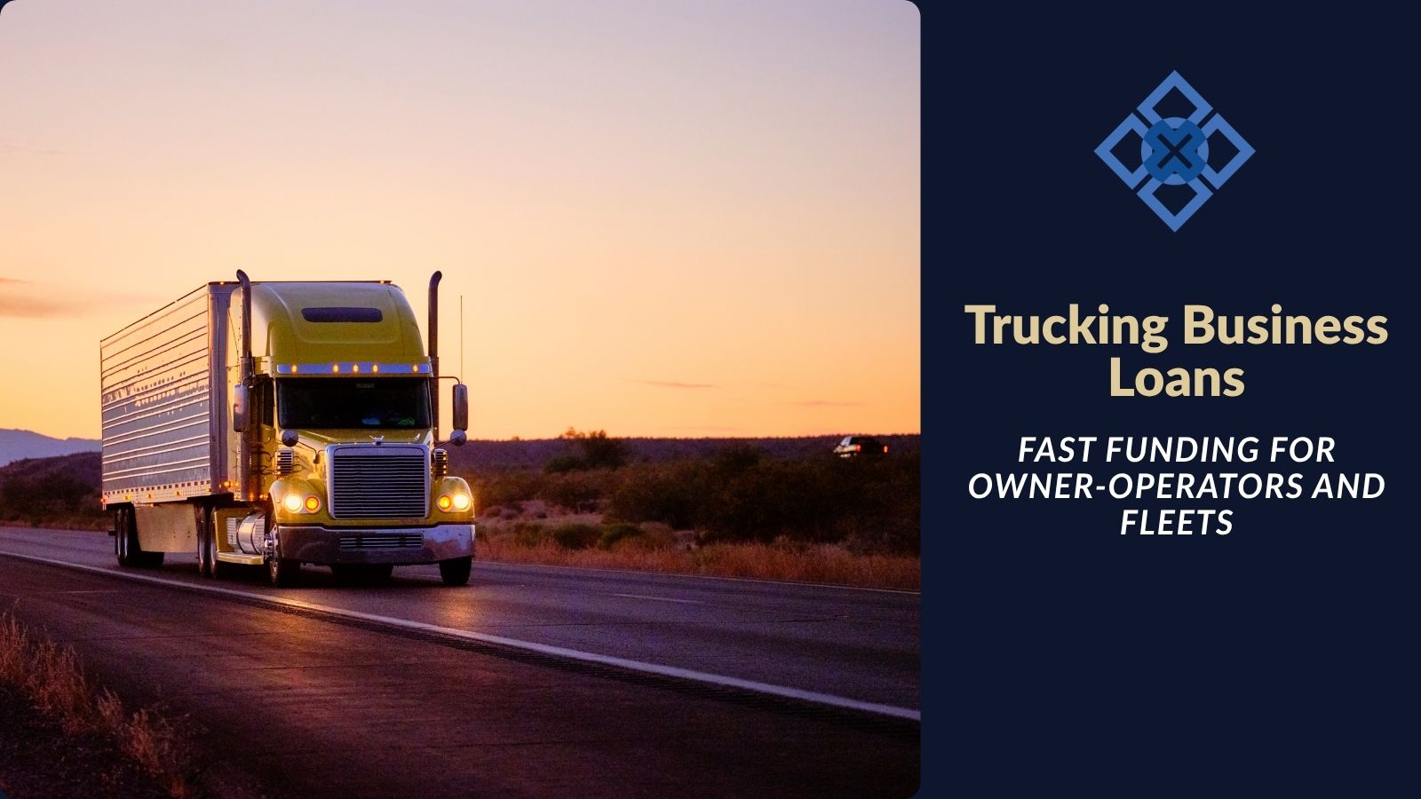 Trucking business loans and funding for owner-operators — Berkman Financial